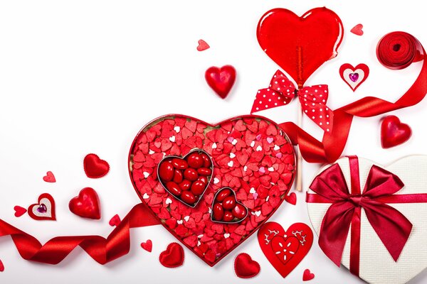 Dolce dichiarazione d amore a forma di cuore