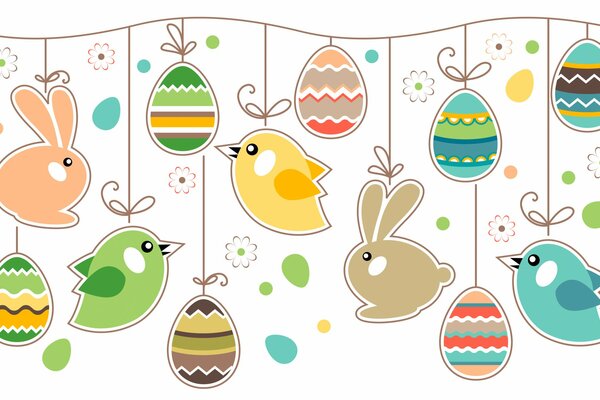 Disegno carino per Pasqua