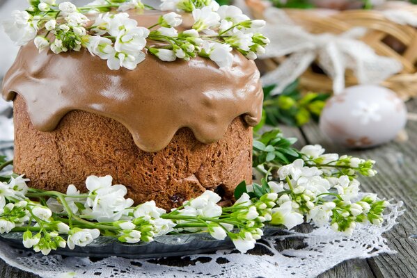 Gâteau de Pâques. Pâques légère