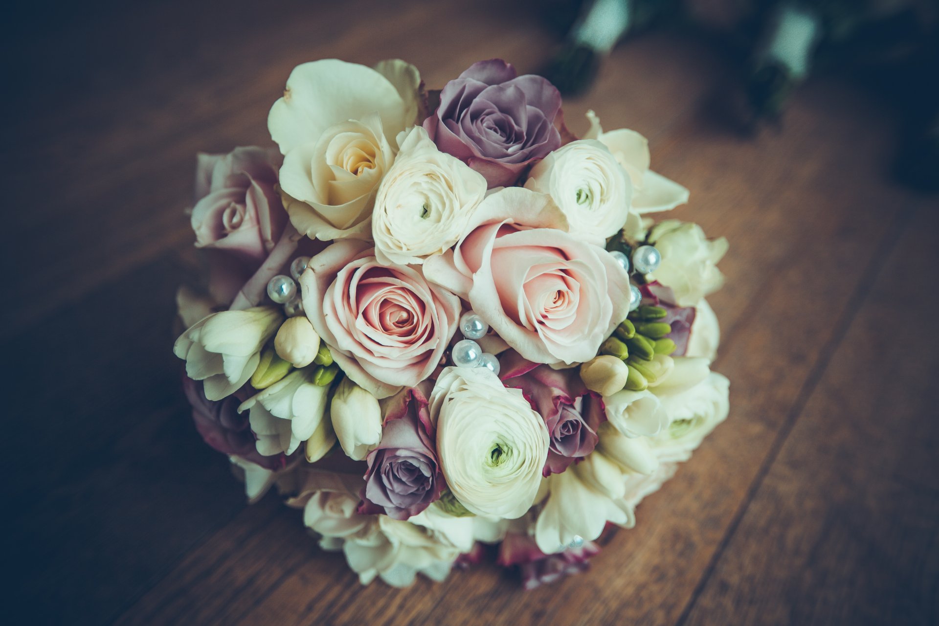 blumenstrauß hochzeit rosen