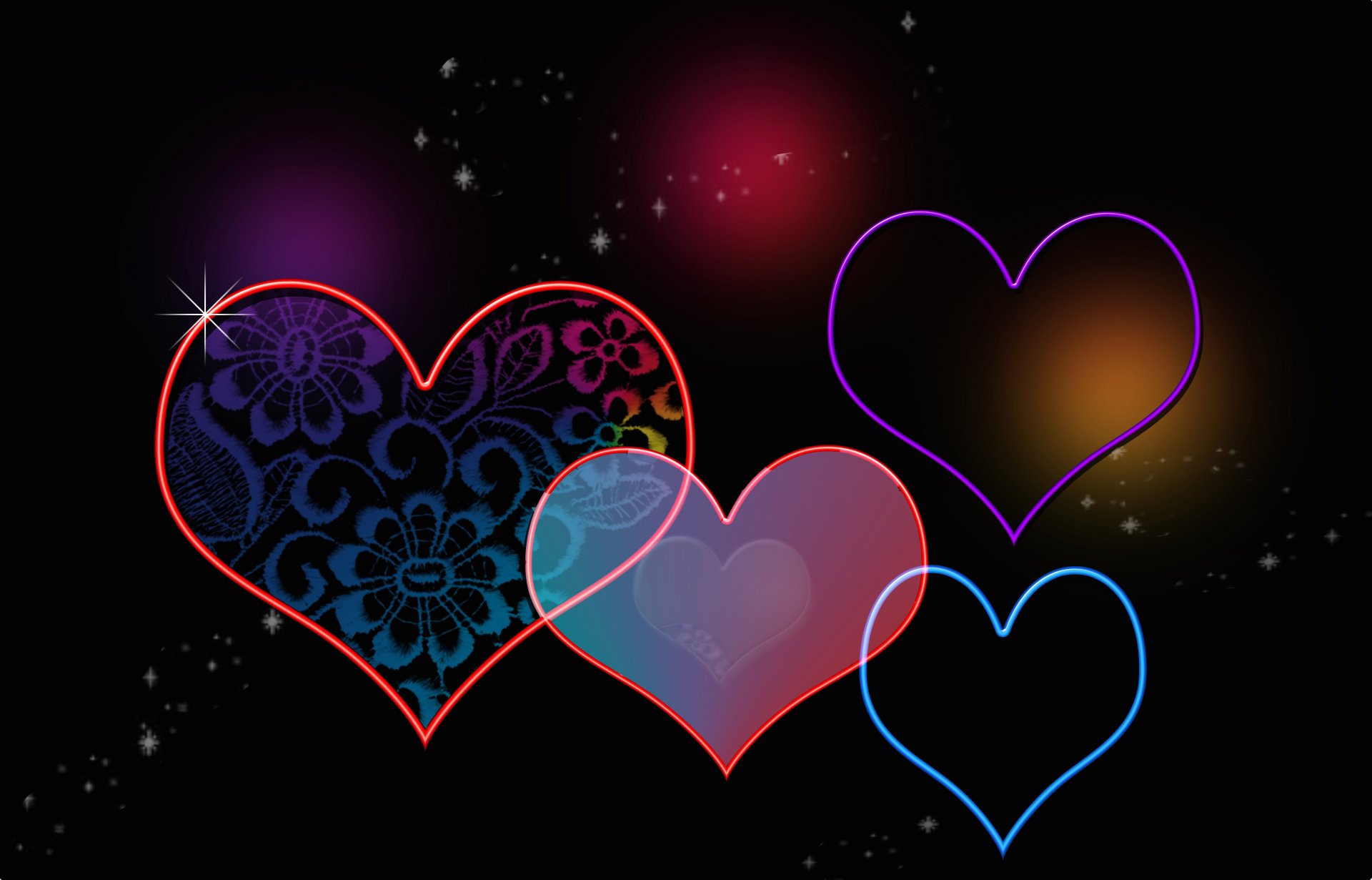 liebhaber valentine heilig herz herz abstraktion