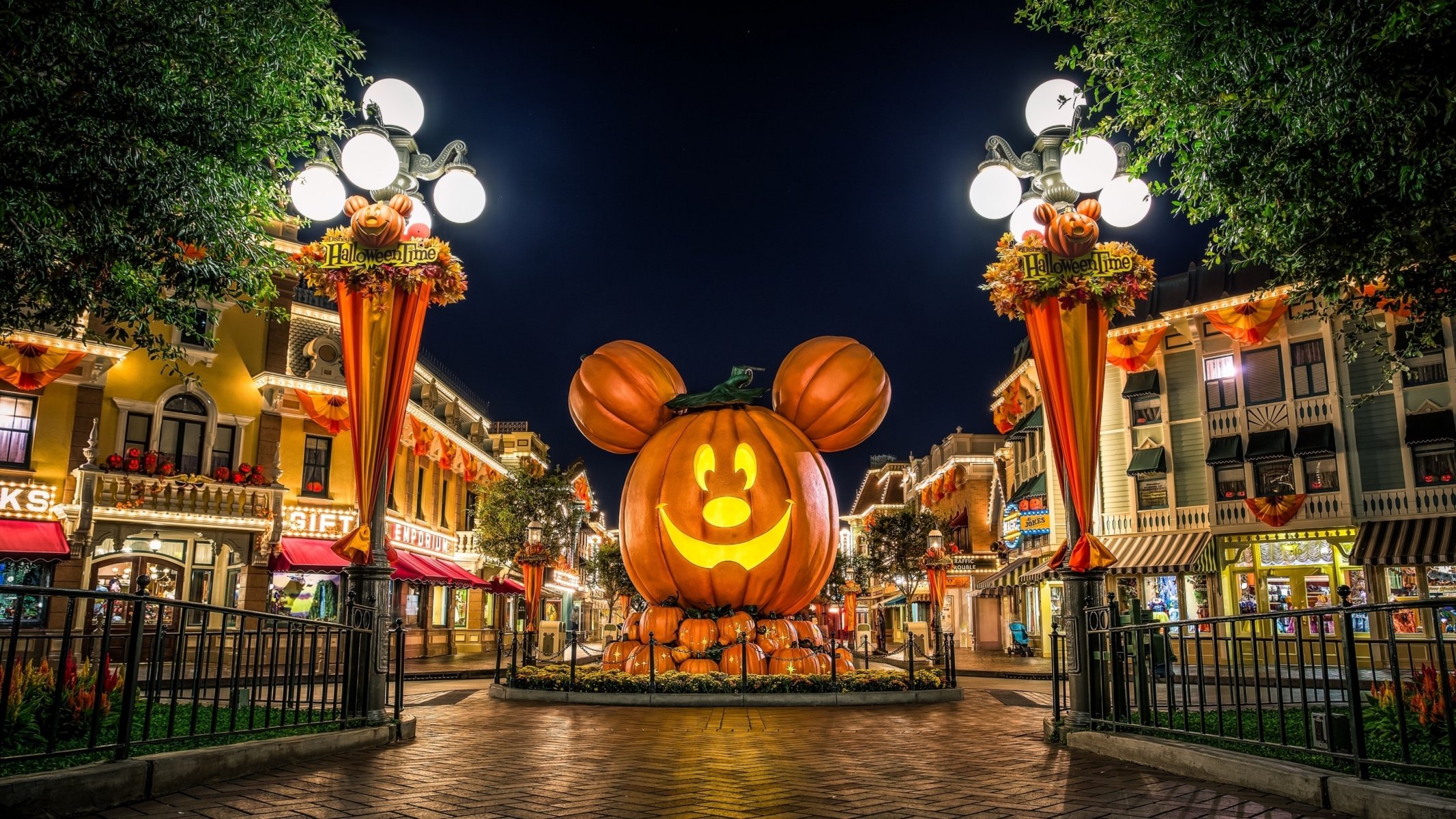 glücklich halloweens feiertage pumkins orange farbe mäuse miki für