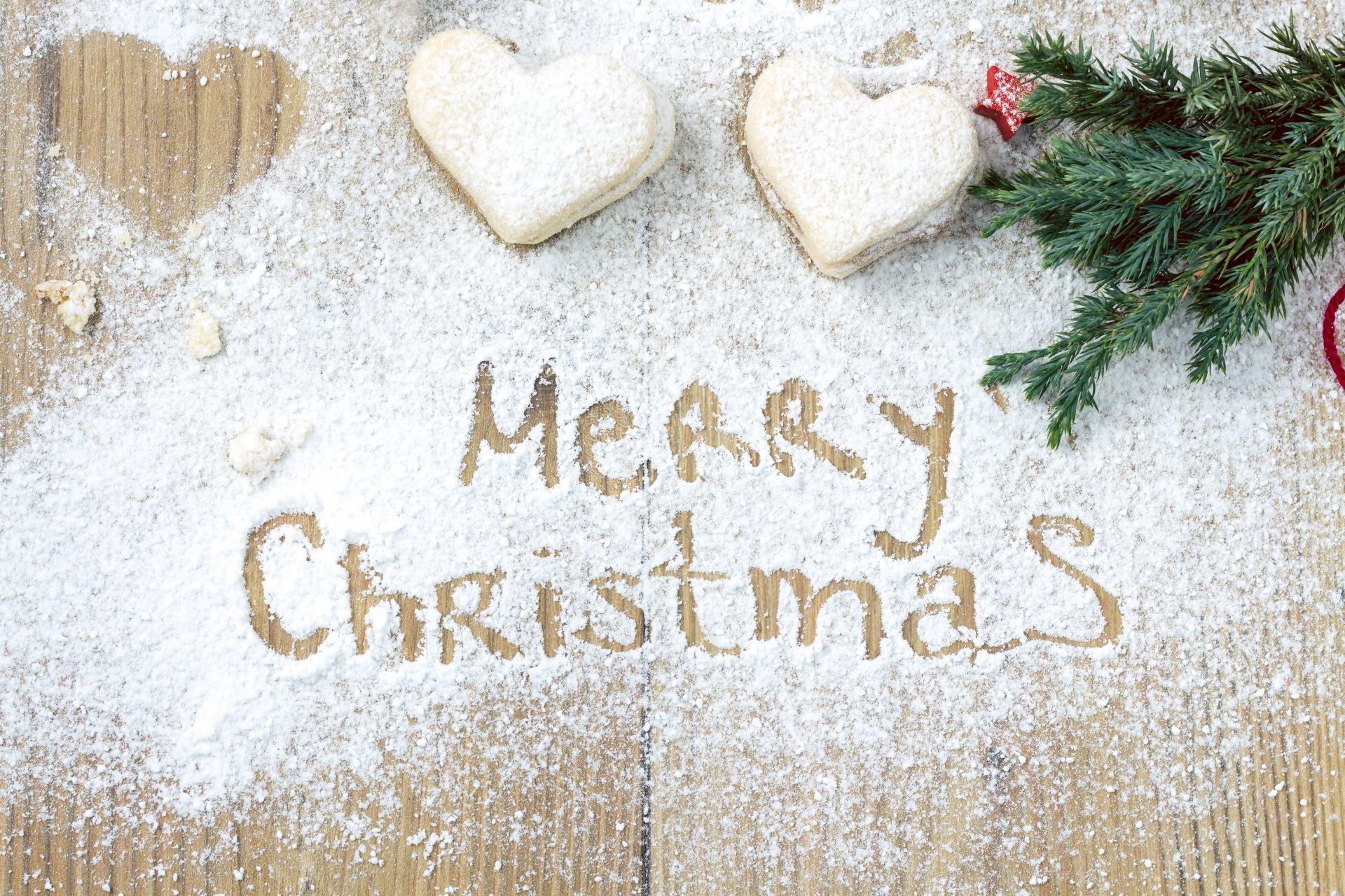 joyeux noël bonbons biscuits vacances neige arbre de noël cuisson coeurs