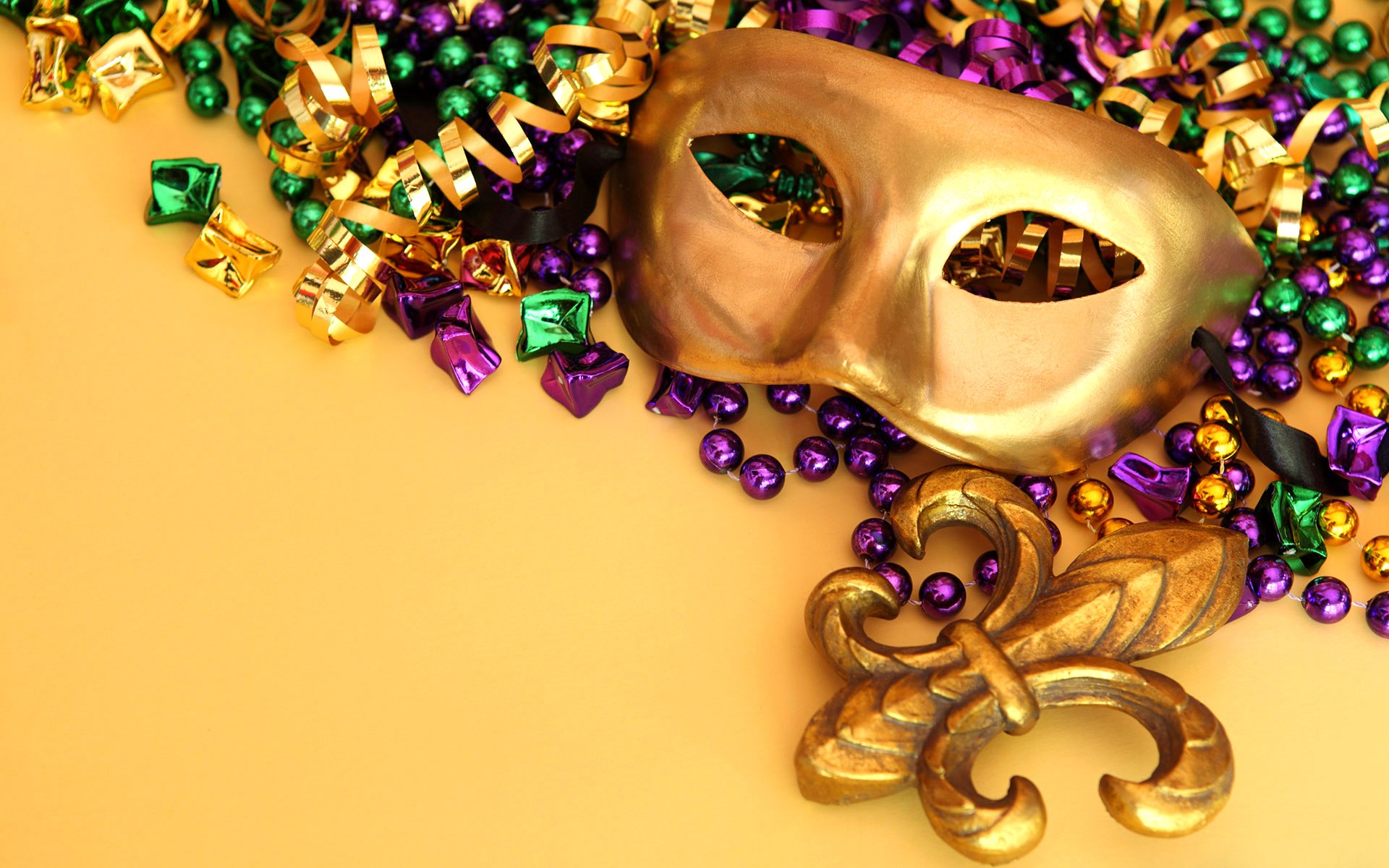 máscara carnaval serpentina color decoración
