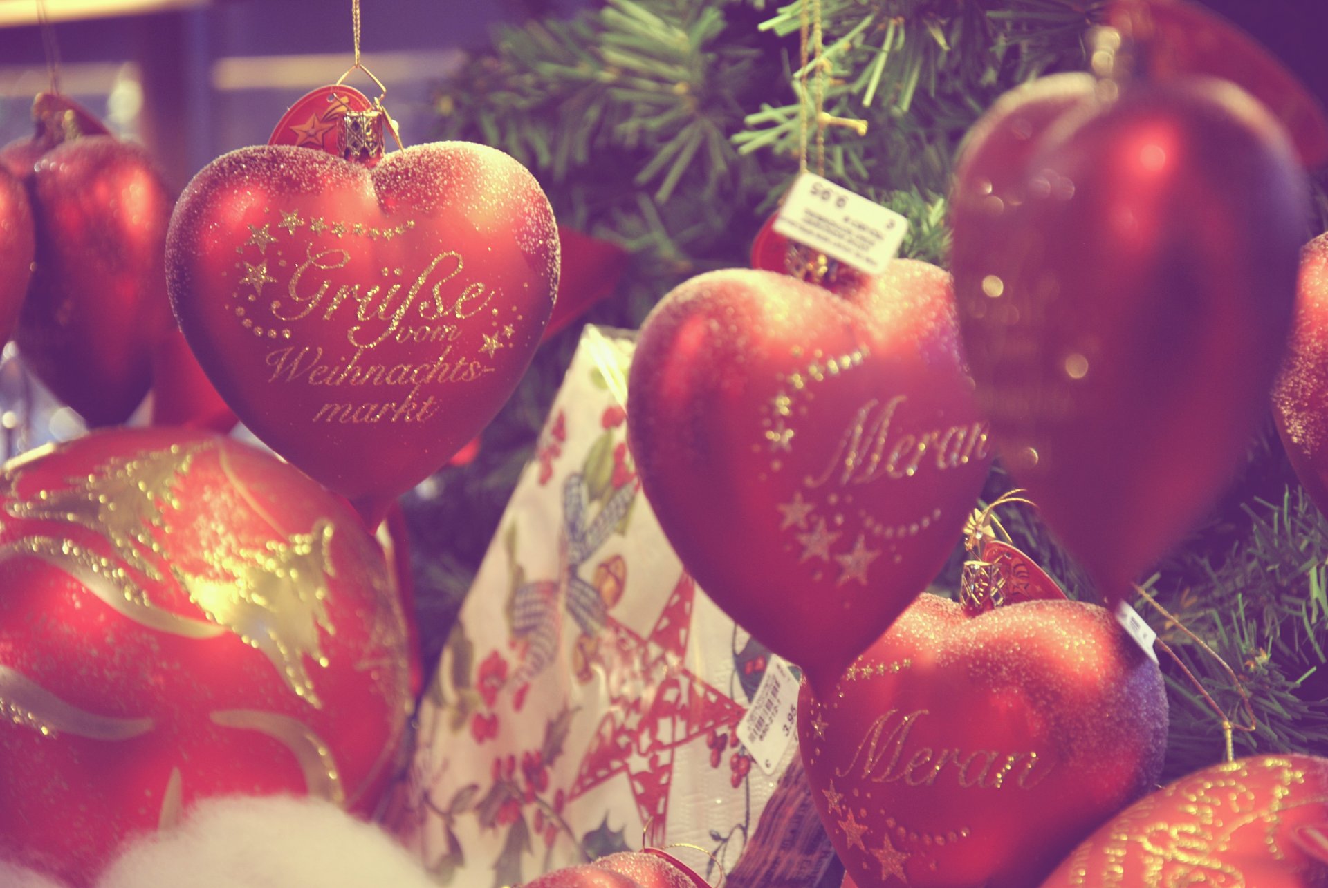coeurs jouets nouvel an