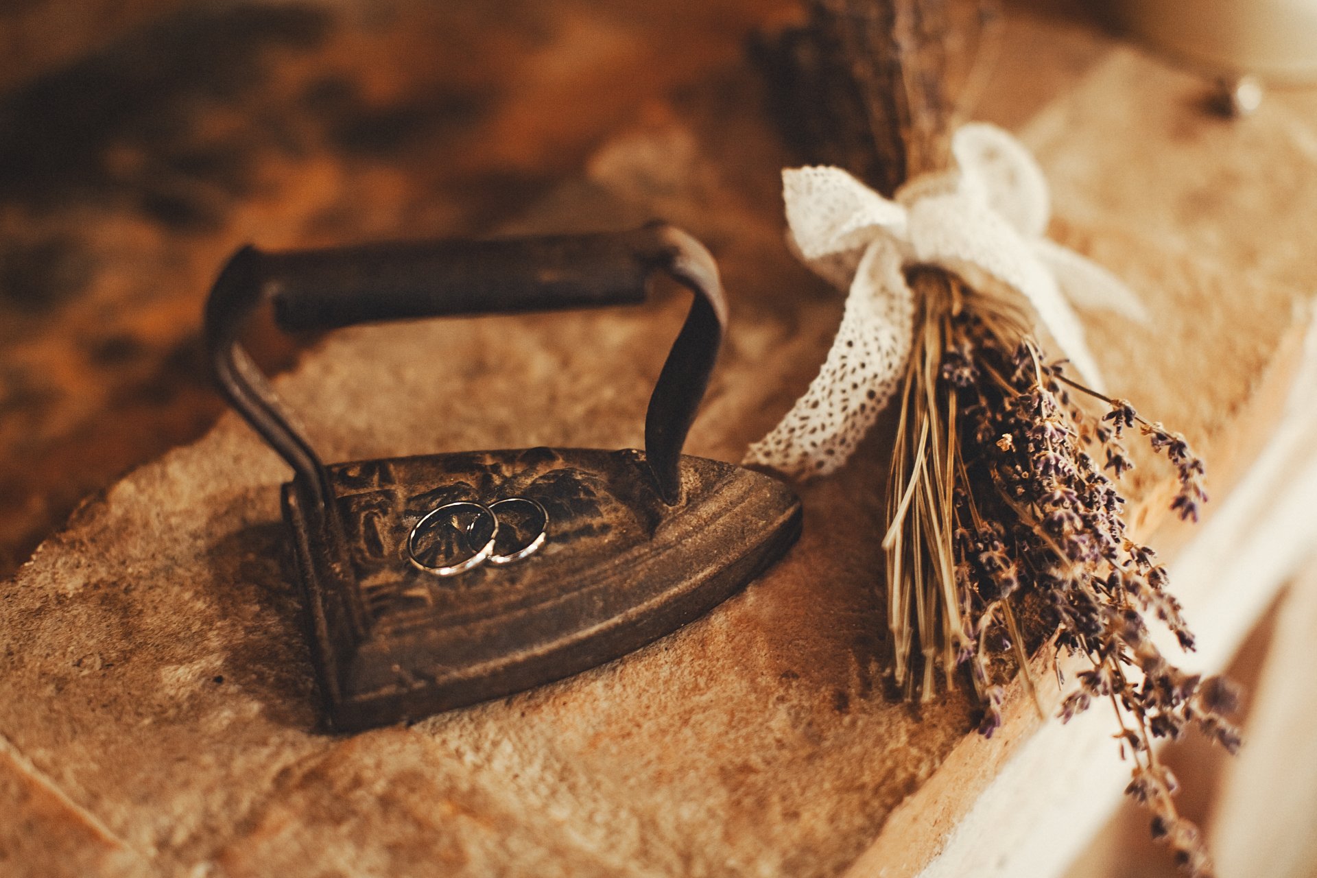 rings iron lavender