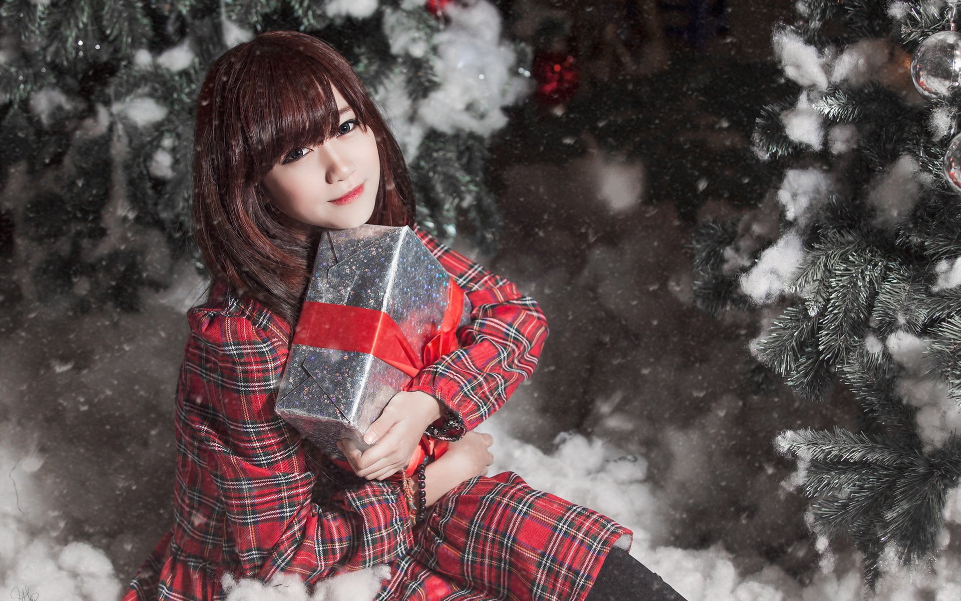 ragazza asiatica vista regalo vacanza