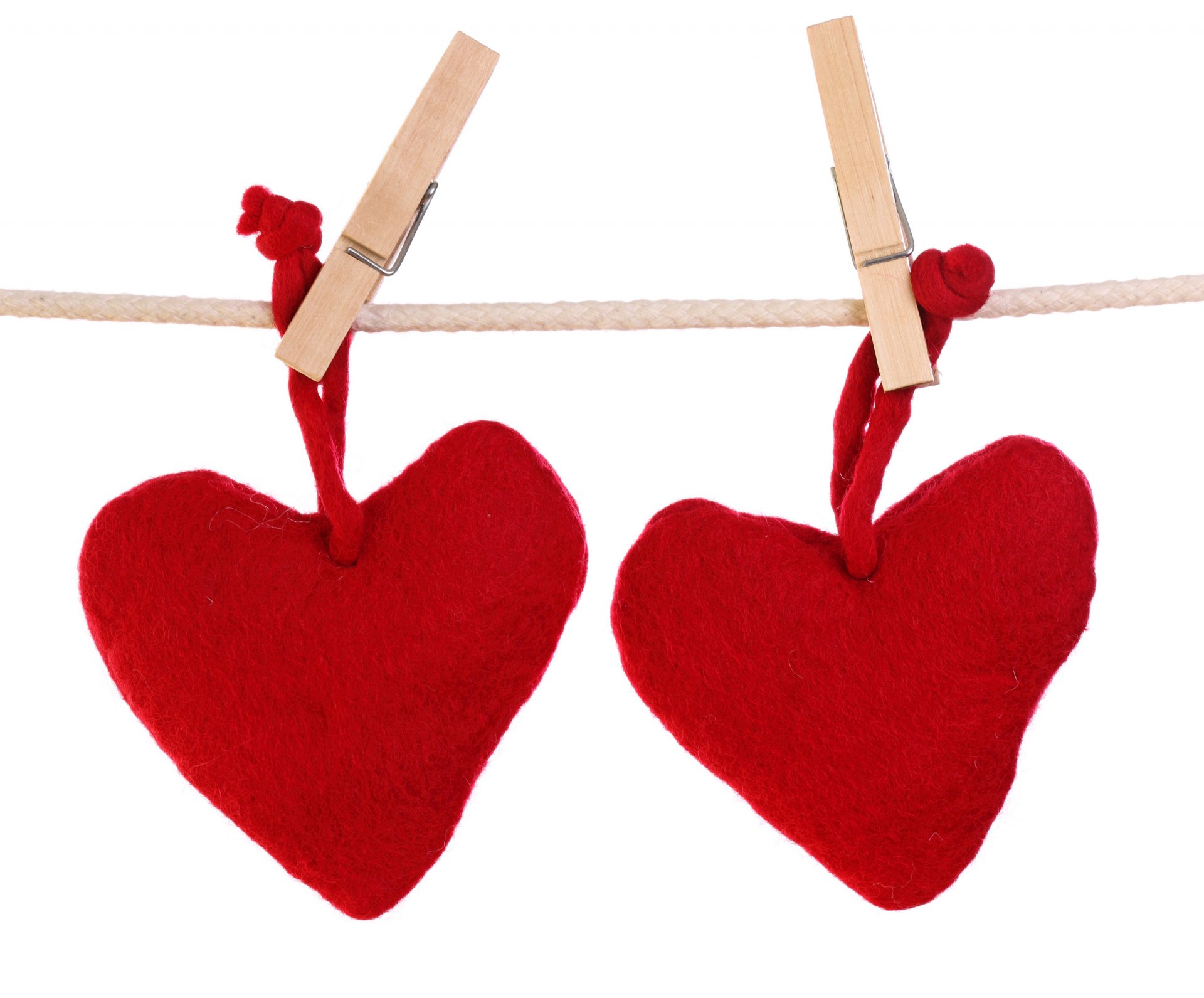 cuori cuore cuori mollette corda romanticismo san valentino