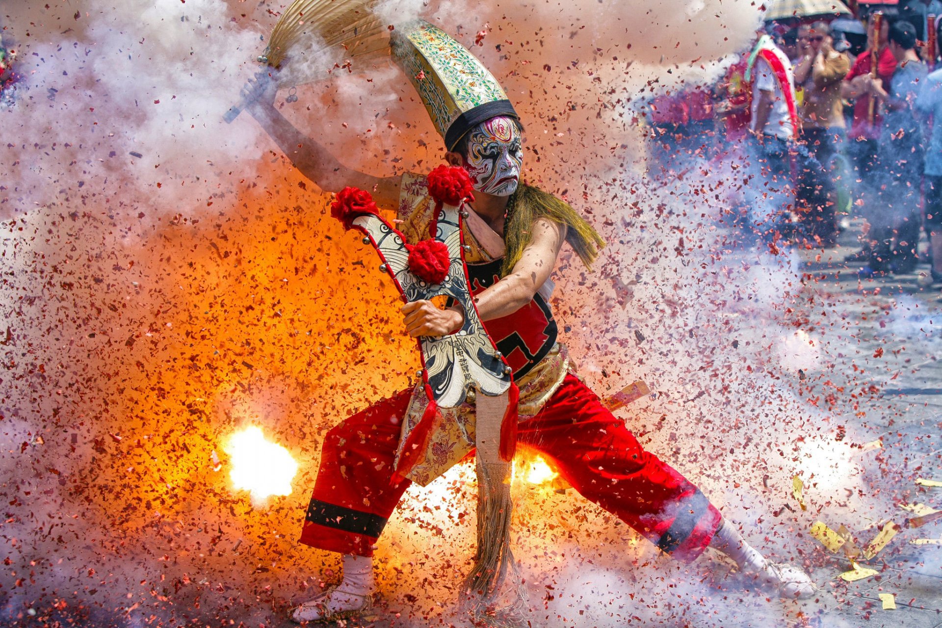 taiwan parata popolare danza