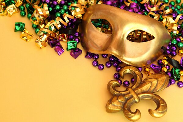 Attributs de carnaval du nouvel an