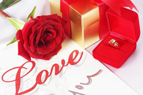 Mariage dans les tons rouges