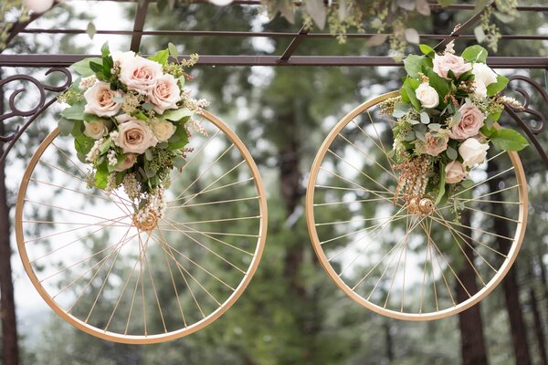 Wedding wheels are like wedding rings