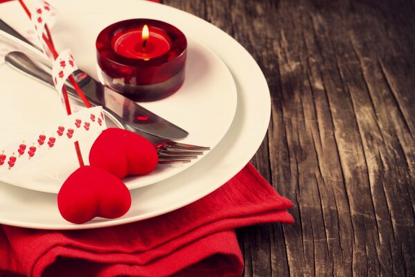 Romantic dinner for Valentine s Day