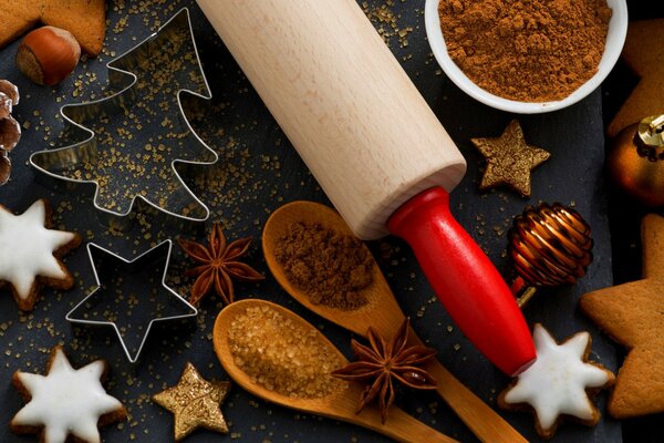 Biscotti di noci dolci di Natale