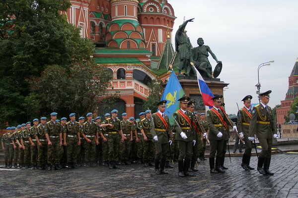 Airborne Forces Day on Red Square