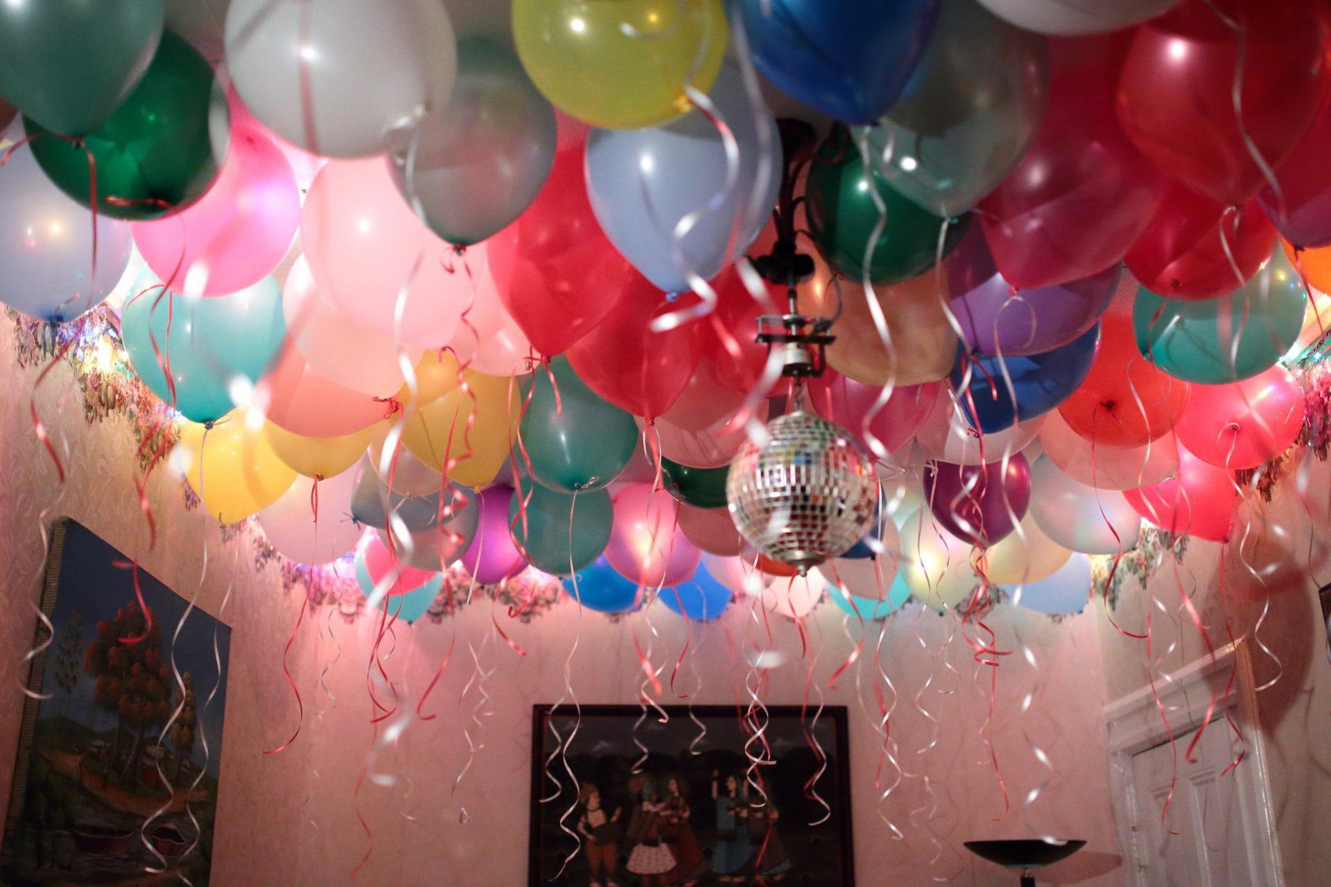 urlaub geburtstag luftballons aufblasbar zimmer