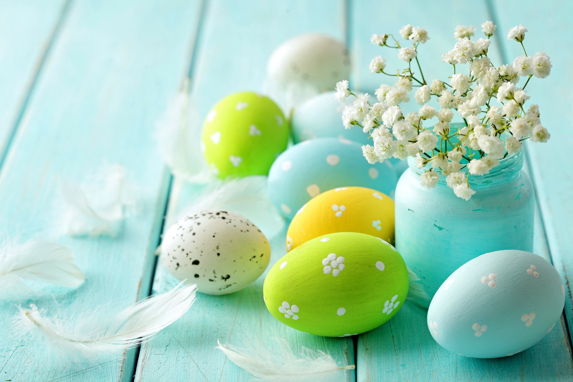 easter spring flowers eggs pastel blue delicate flower tree