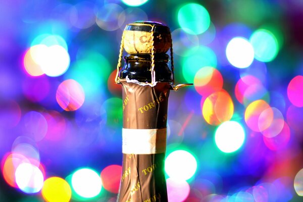 Le symbole du nouvel an est le champagne !
