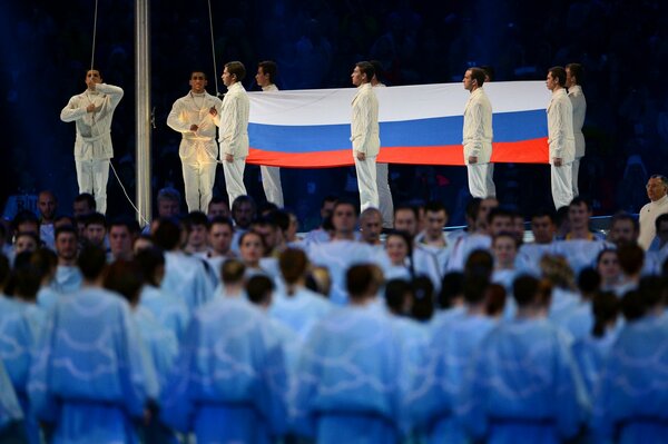Igrzyska Olimpijskie w Soczi 2014. Flaga Rosji