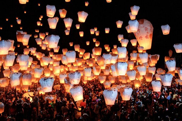 Taiwan - Lantern Festival - the beauty of made wishes