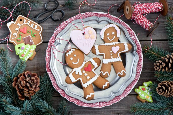 Gingerbread men migliore decorazione di Natale