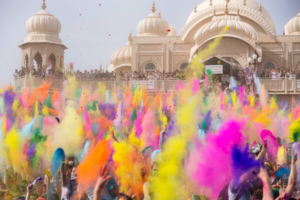 Divertente Festival dei colori dello Utah