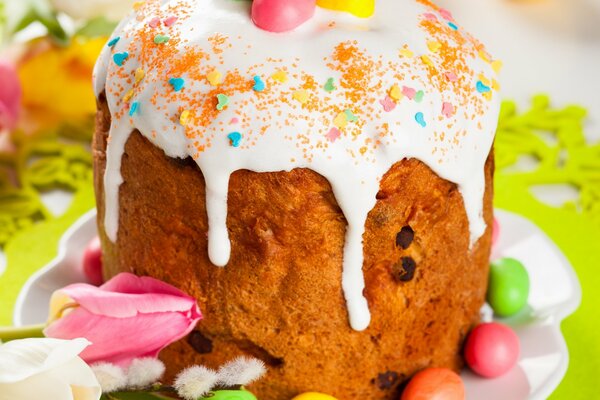 Festive Easter cake