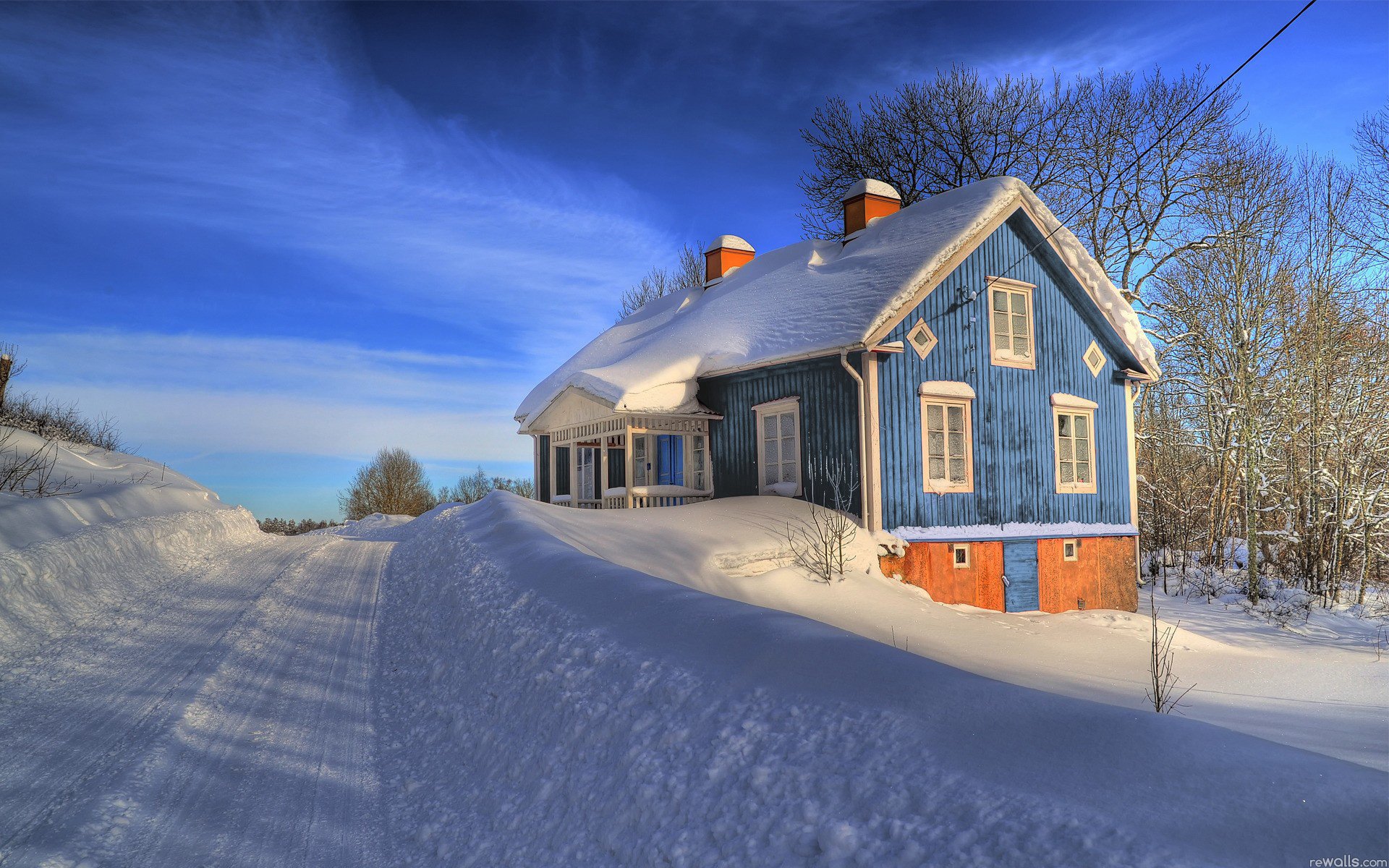 winter snow house