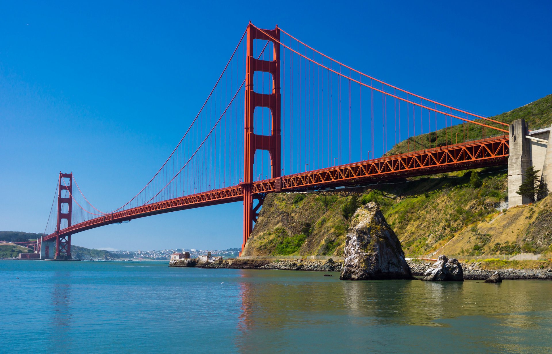 san francisco most golden gate niebo zatoka