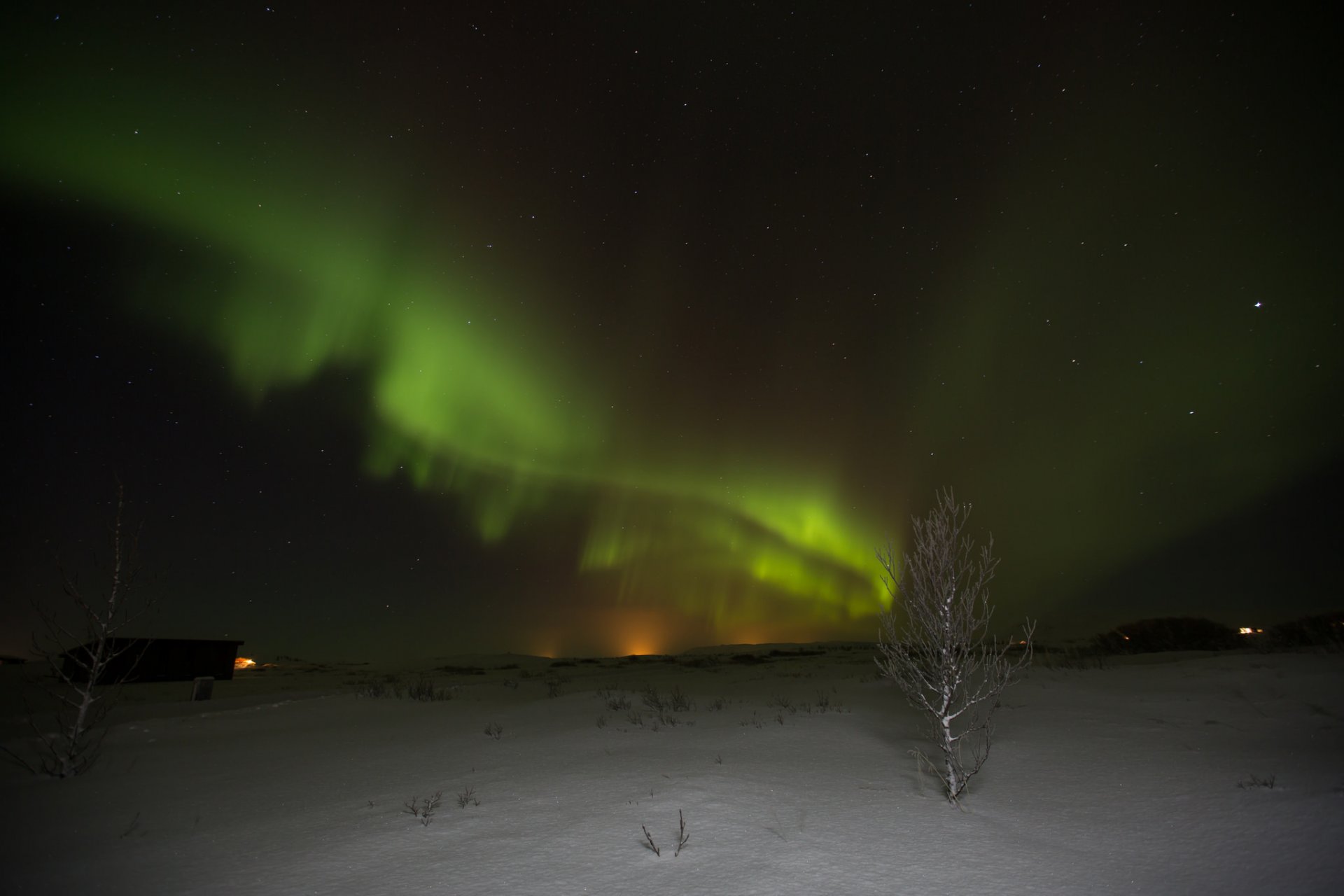 aurora aurora boreale notte inverno stelle natura