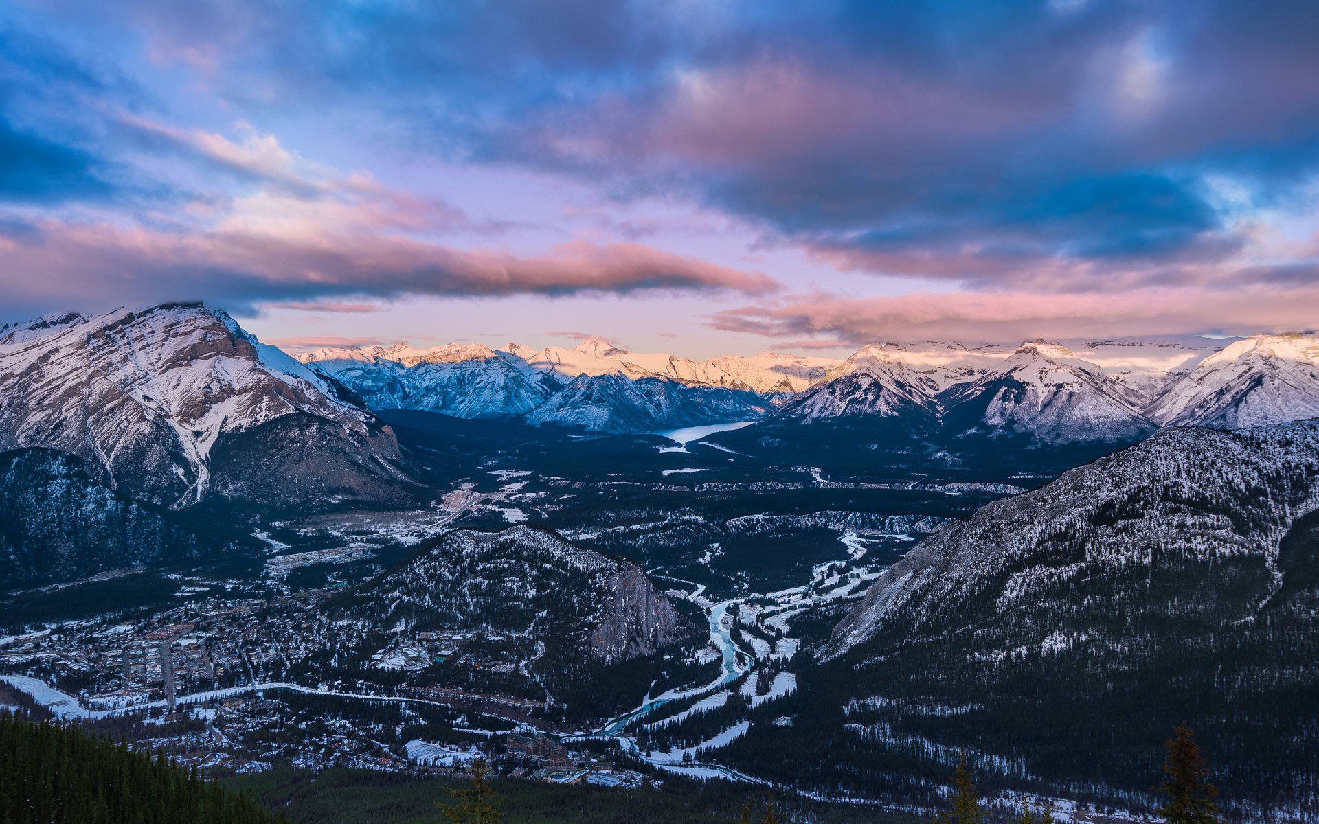 canadá montañas bosque invierno naturaleza árboles bnaf