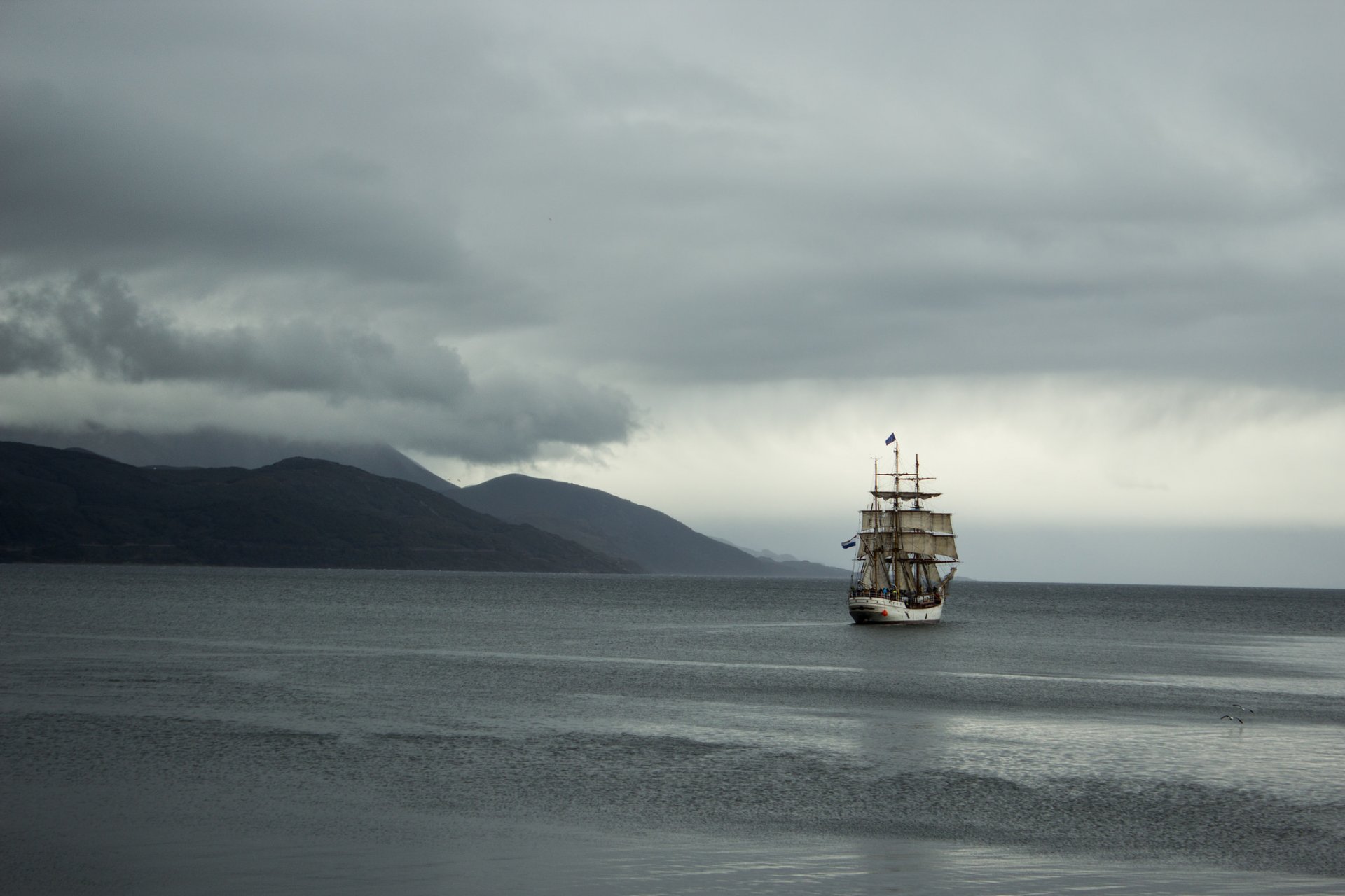 meer schiff landschaft