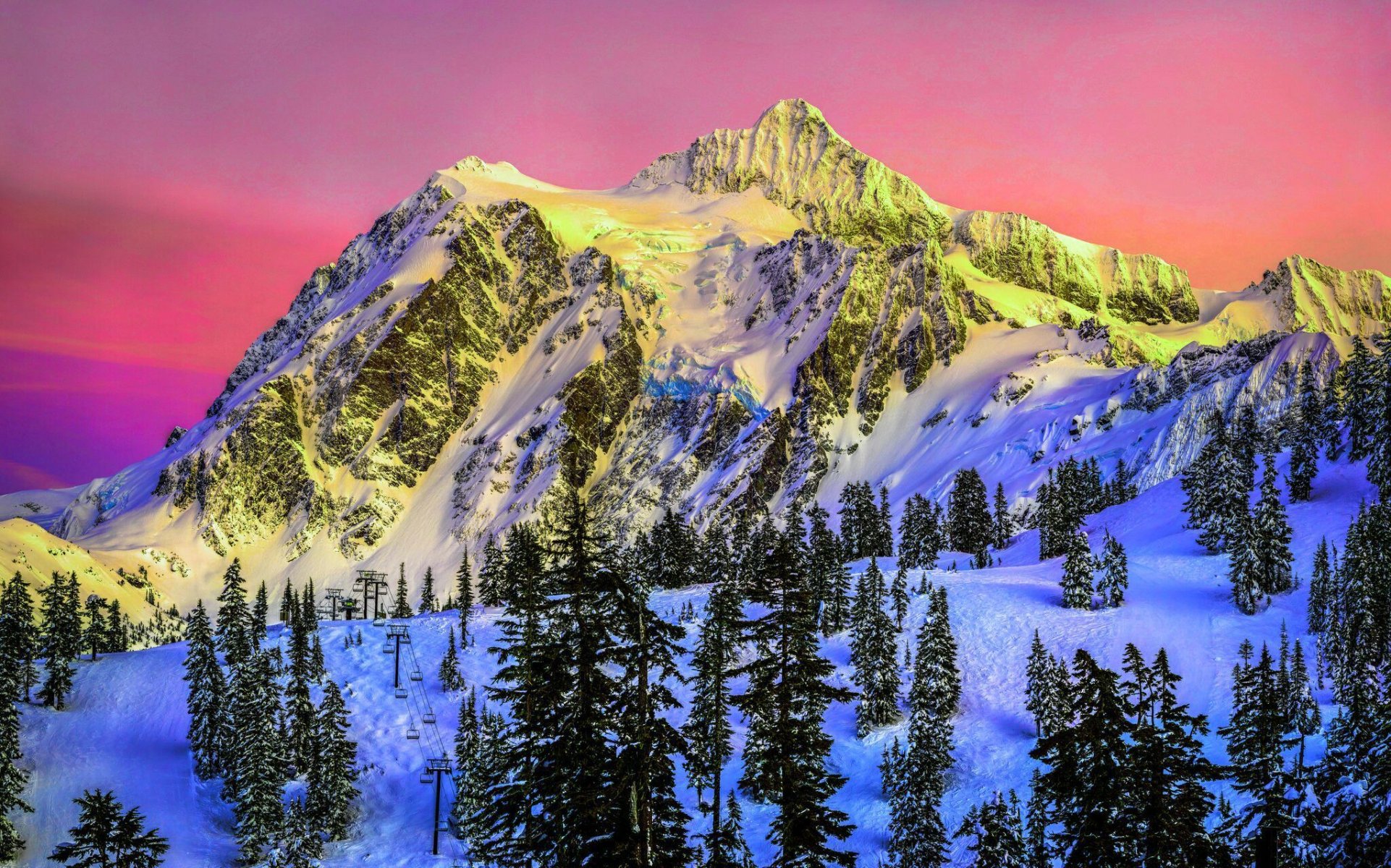 himmel berge schnee natur wald gipfel tanne weihnachtsbäume