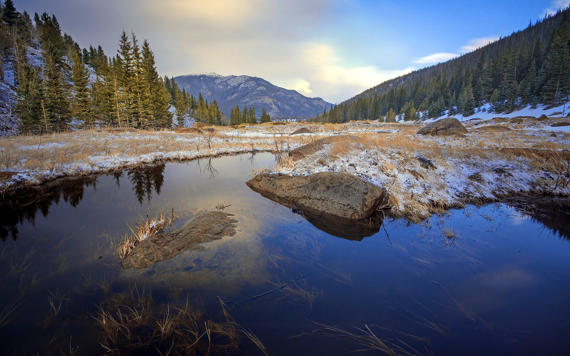 see berge landschaft