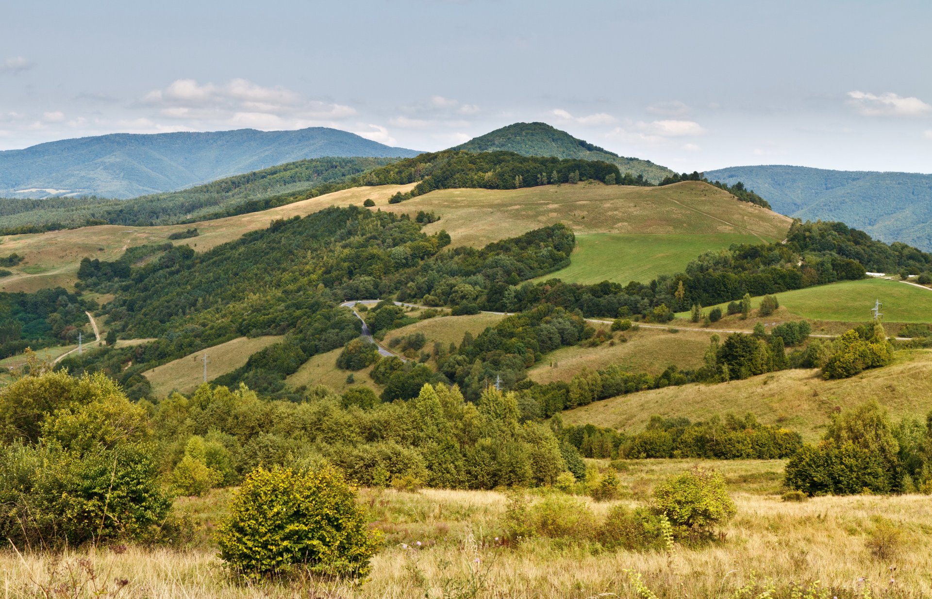 paysage slovaquie montagnes région de košice nature