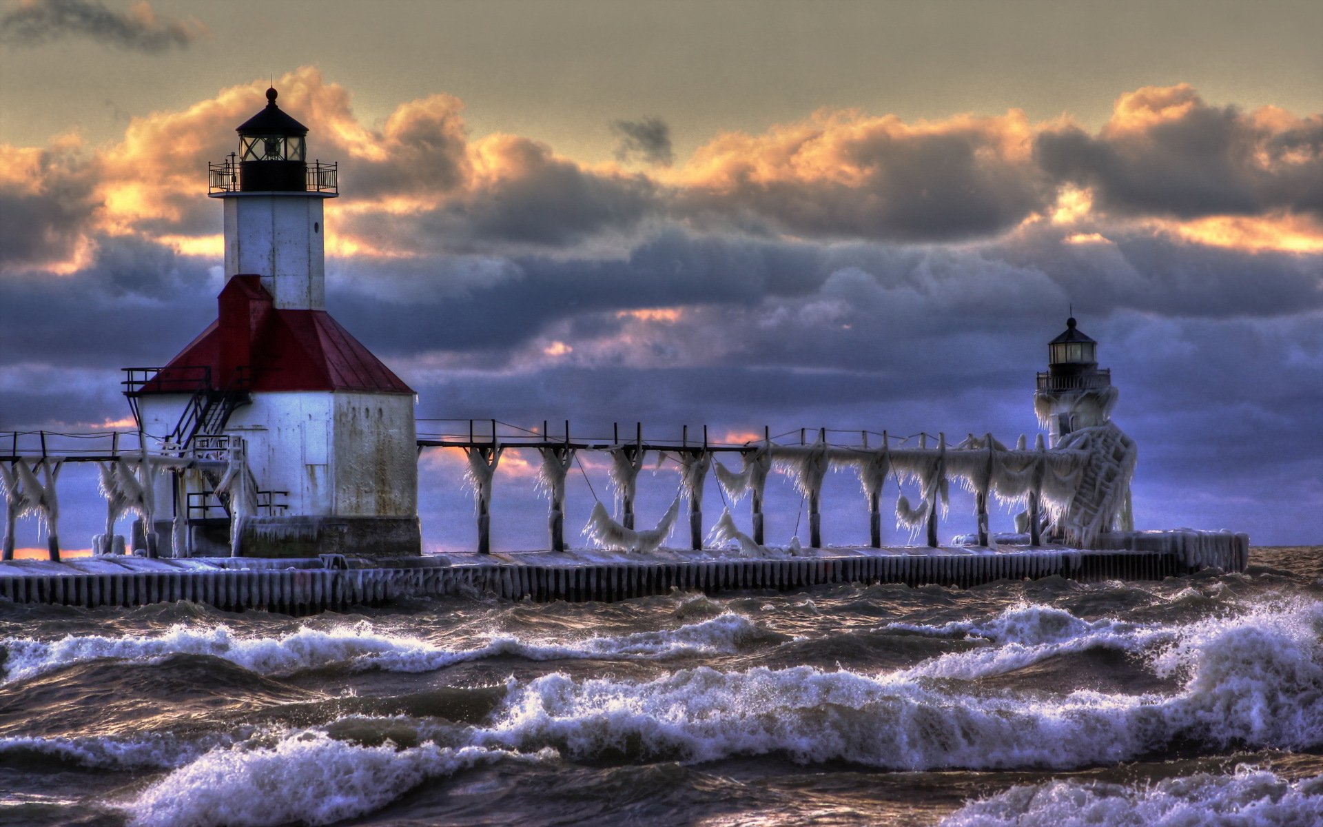 faro de san josé lago michigan