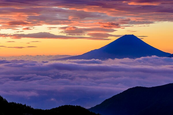 Japanischer Berg Fujiyama