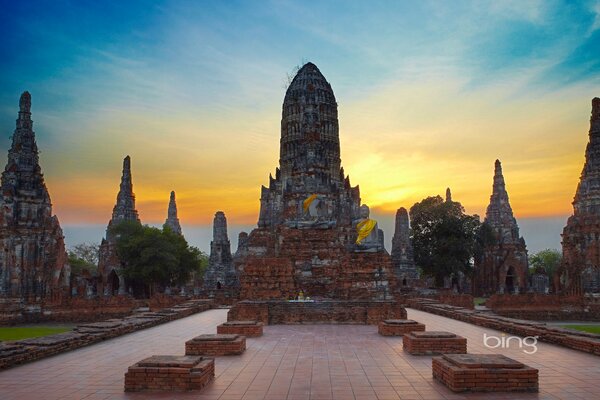 Temple de Bouddha en ruines