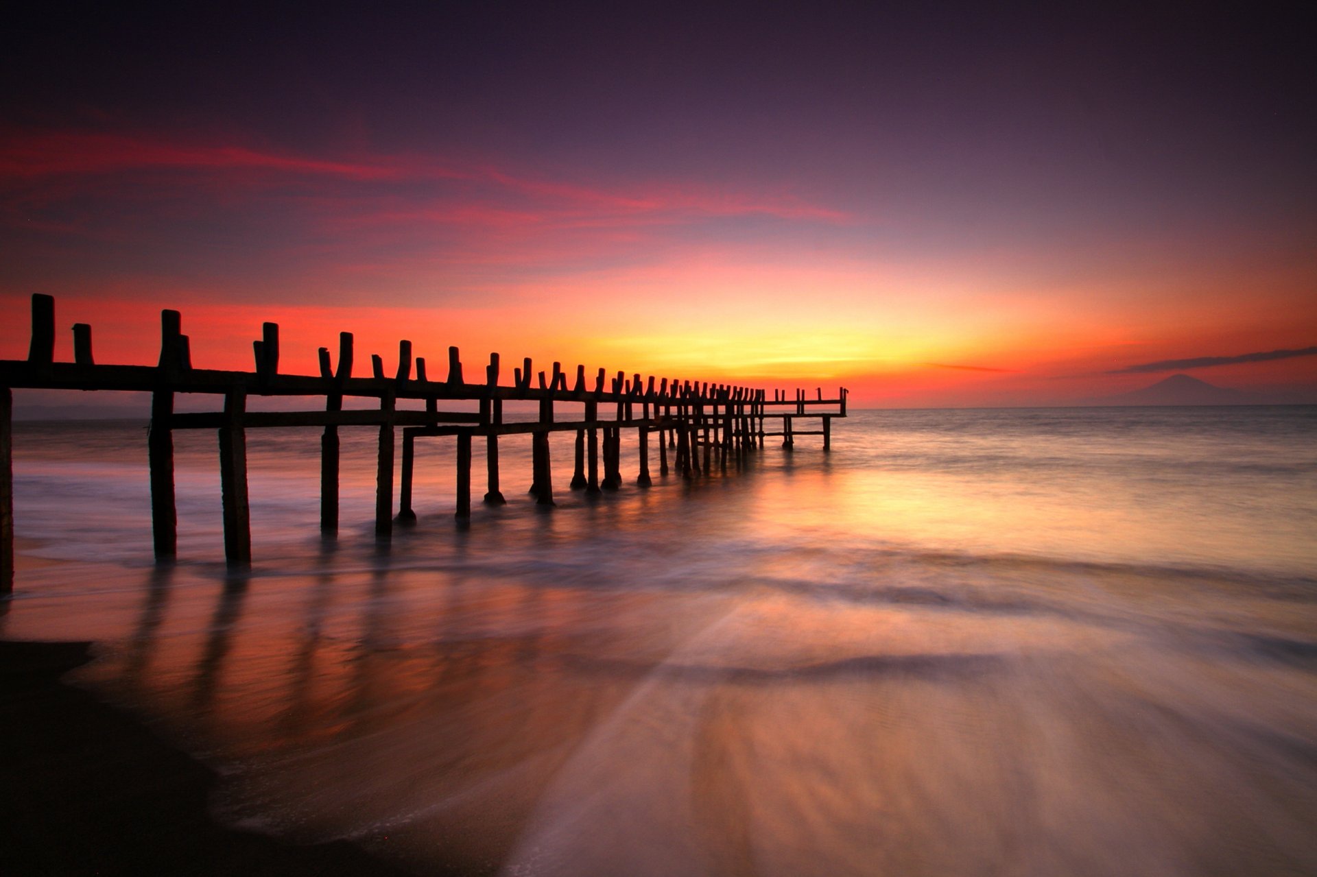 natur landschaft himmel sonnenuntergang strand ozean sonne sand meer dämmerung