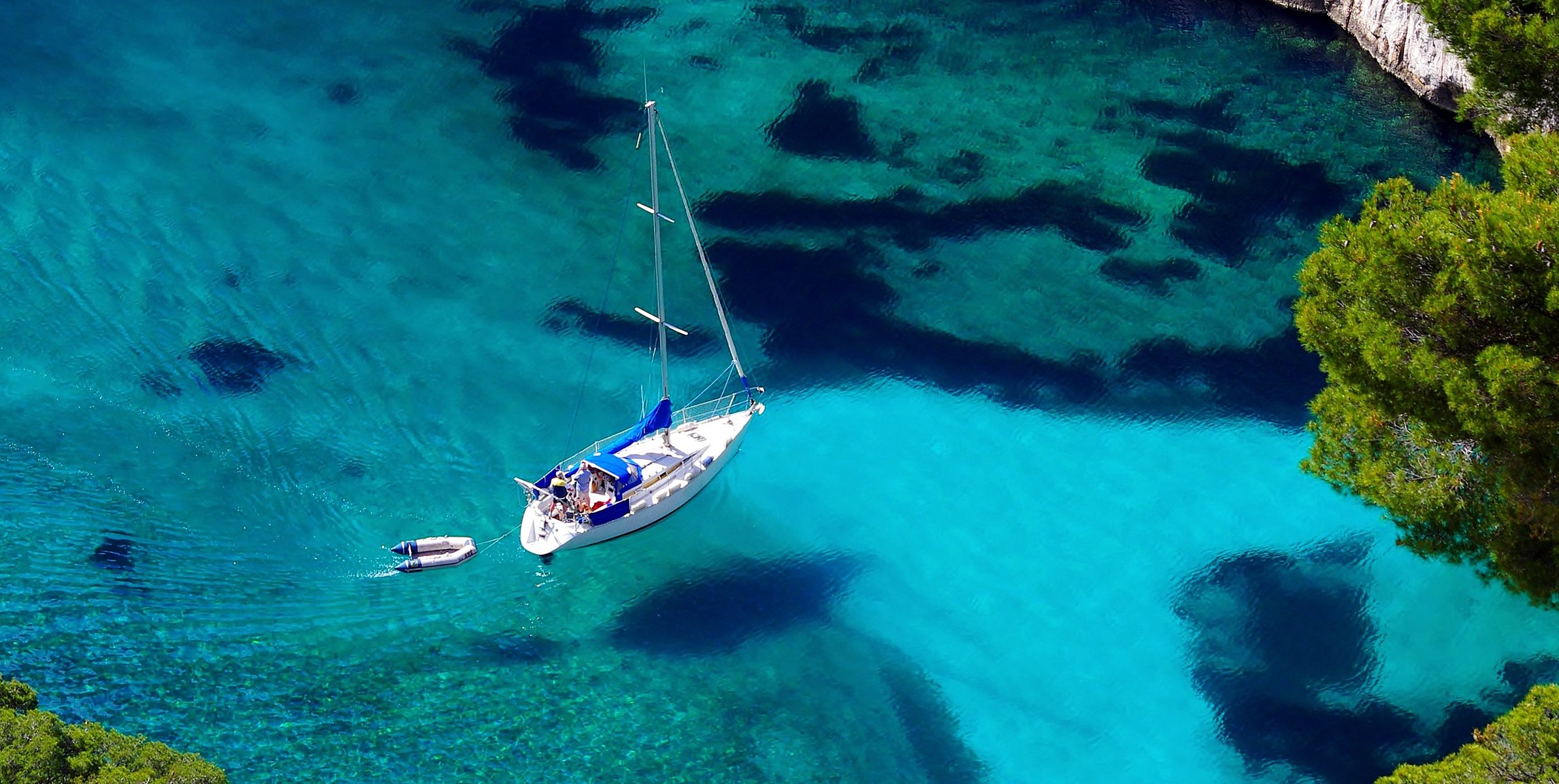 bay gulf water transparency yacht boat