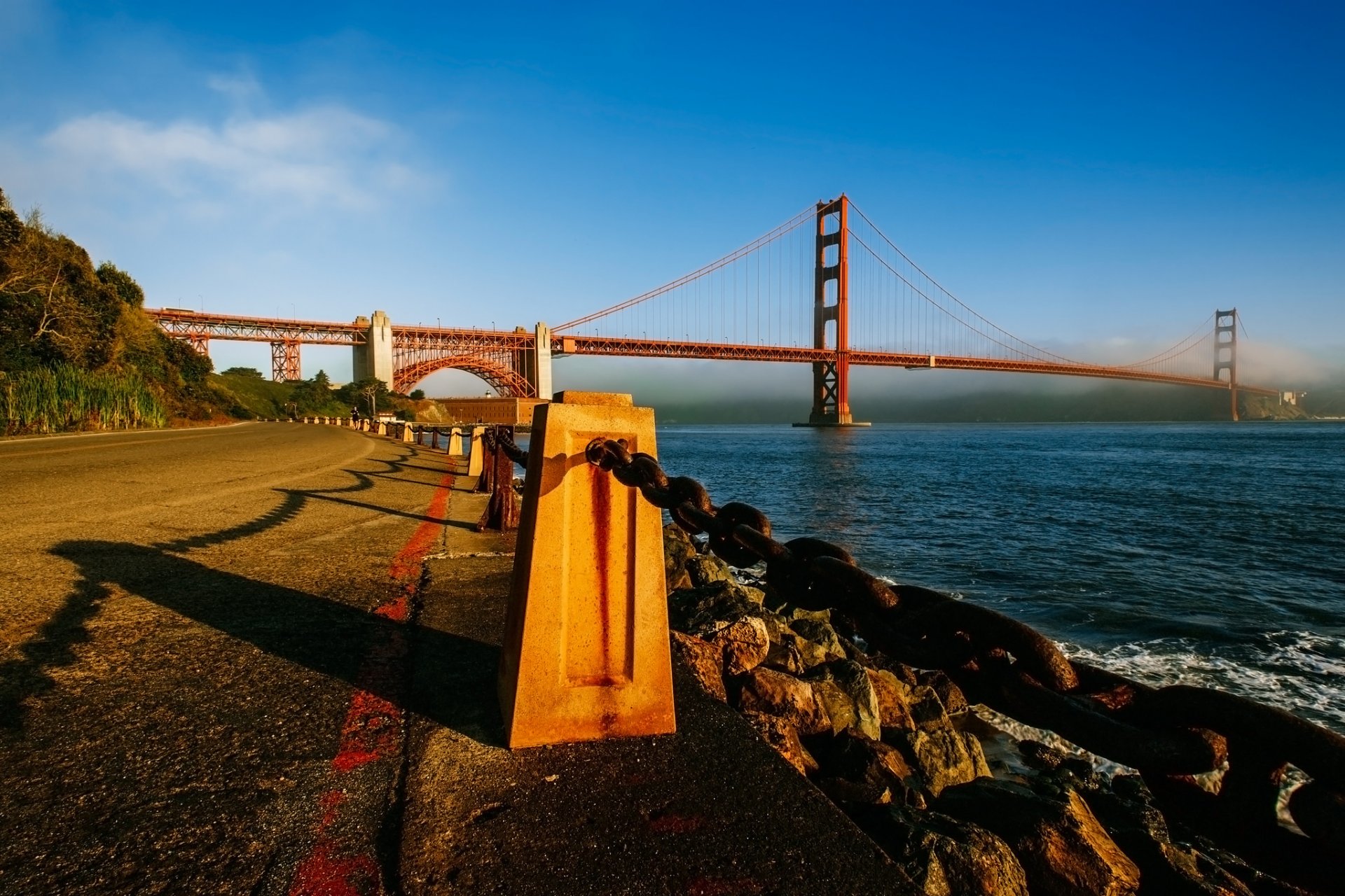 an francisco bridge golden gate sky circuit road gulf