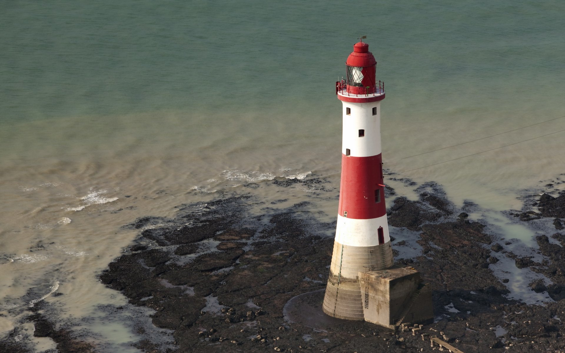 cabeza faro beachy inglaterra mar