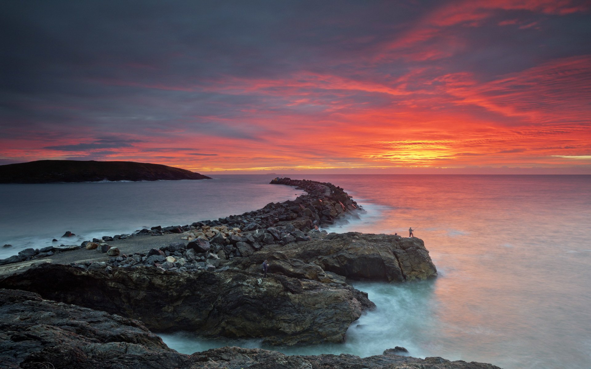 tramonto mare paesaggio