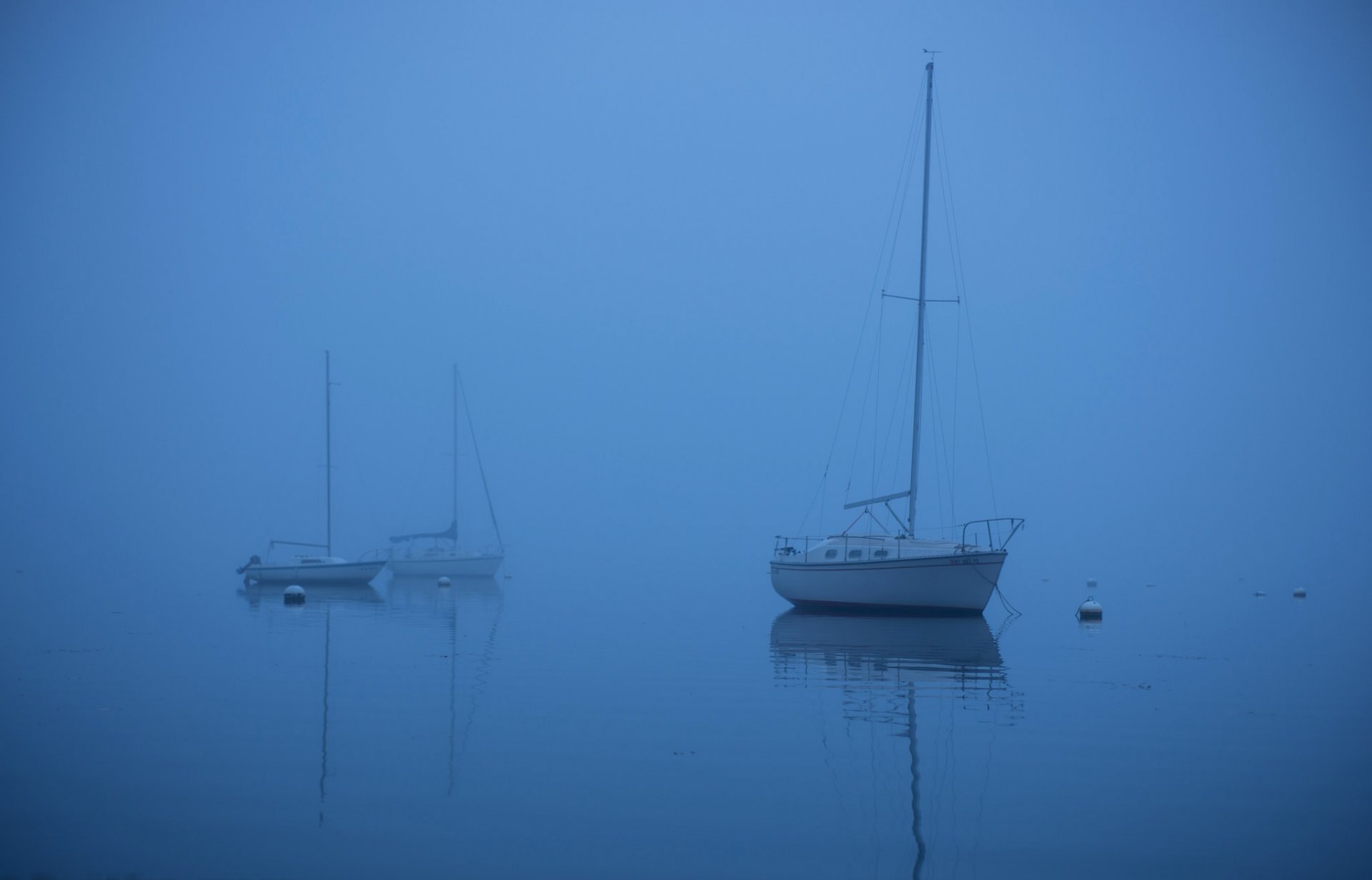 nebbia mare barca yacht