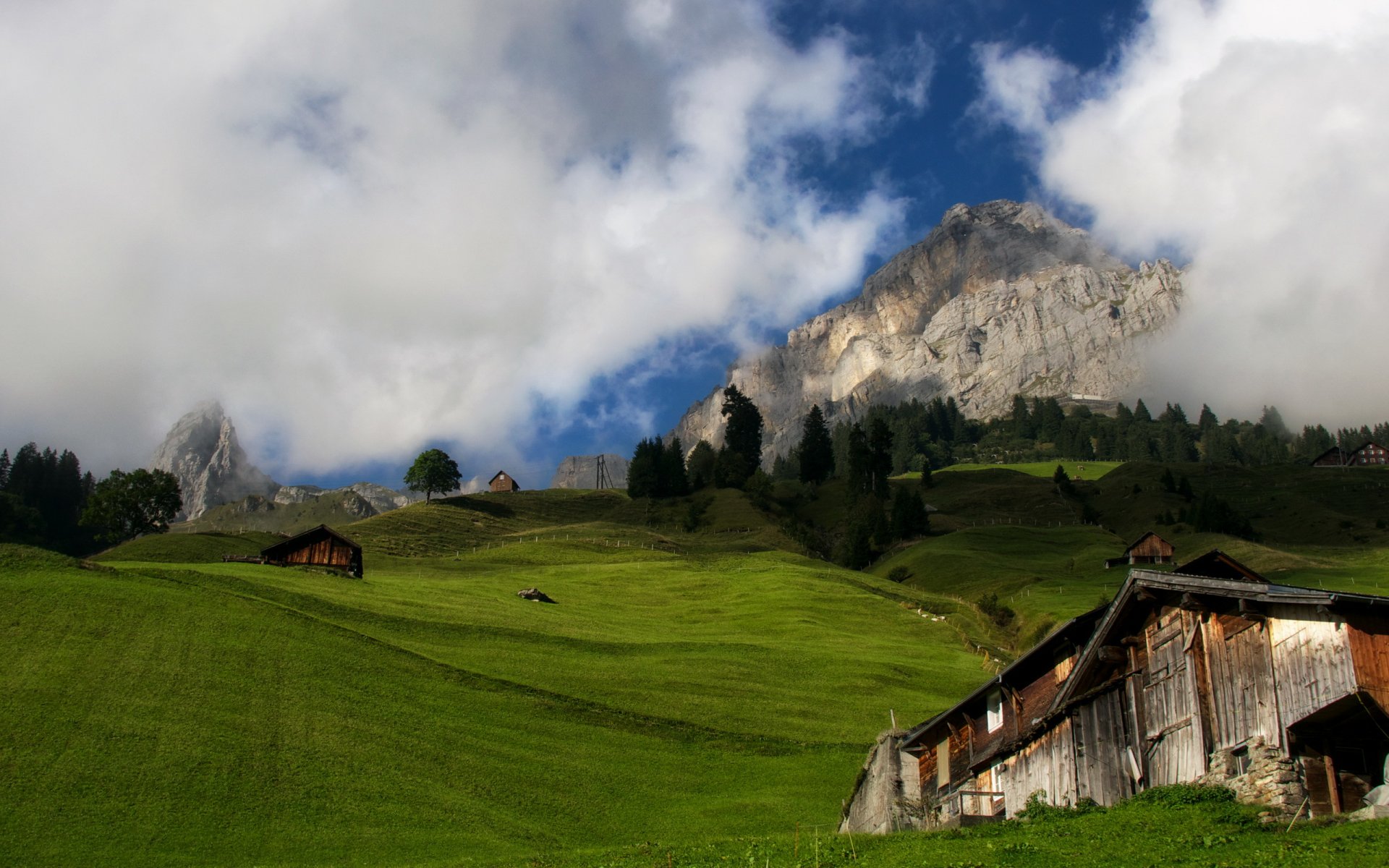 alpen herbst landschaft berg schweiz