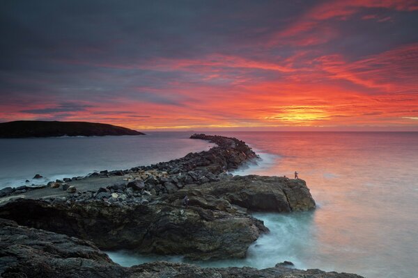 Tramonto sul mare per due