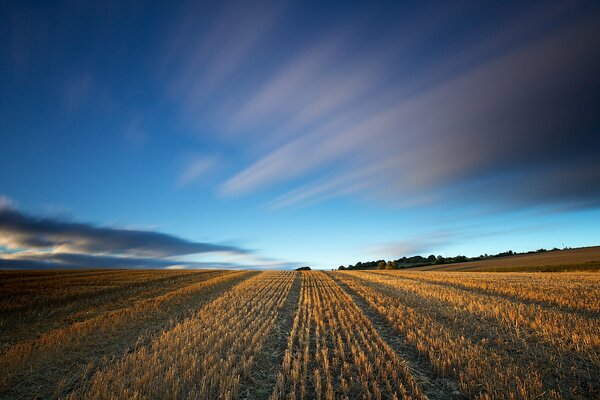 The landscape of a beautiful early morning