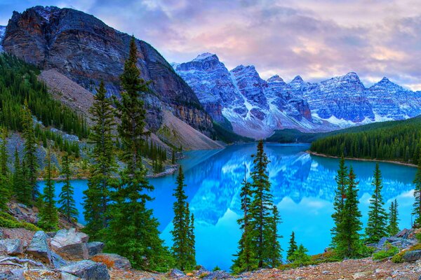 Lake in Banff National Park, Canada