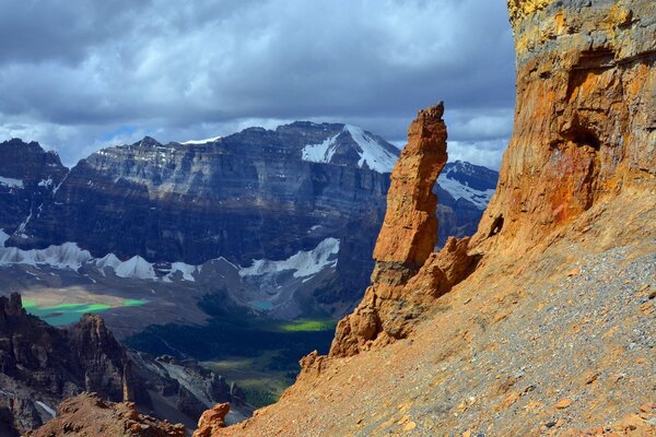 La beauté du paysage de montagne est unique