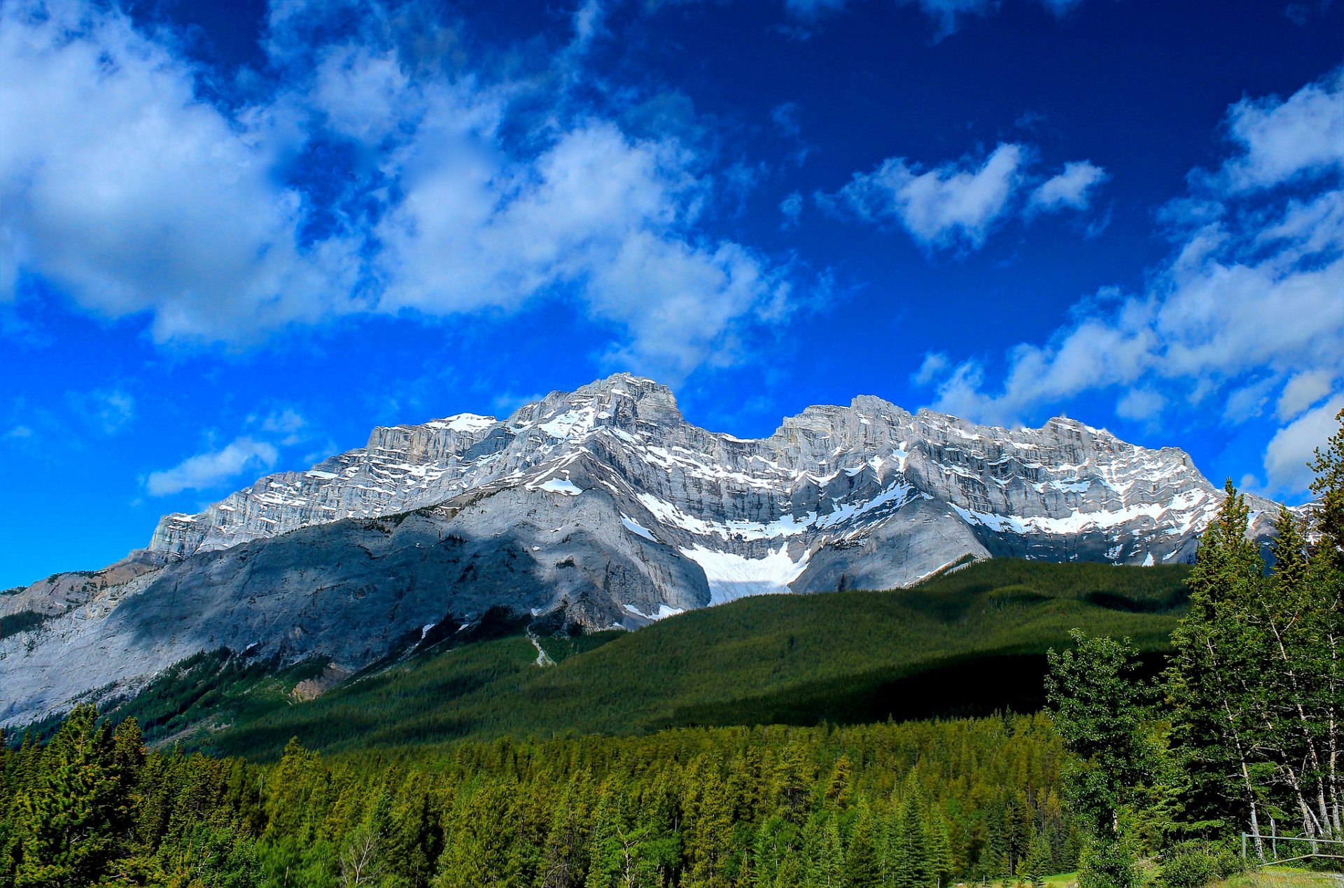 cascade mountain banff national park alberta kanada banff berge wald